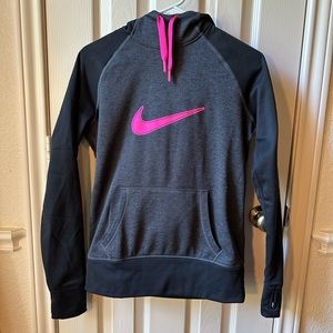 Nike, therma fit, fleece lined hoodie (Small)